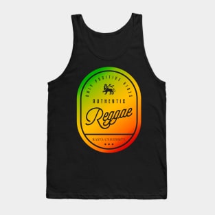 Rasta University Authentic Reggae Rasta Colors Tank Top